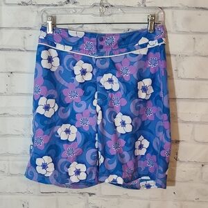L.L. Bean Women's Flower Board Shorts Sz 8